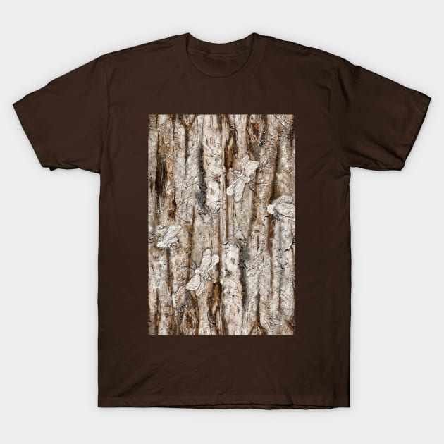 Tree Bark Camo T-Shirt by Salzanos